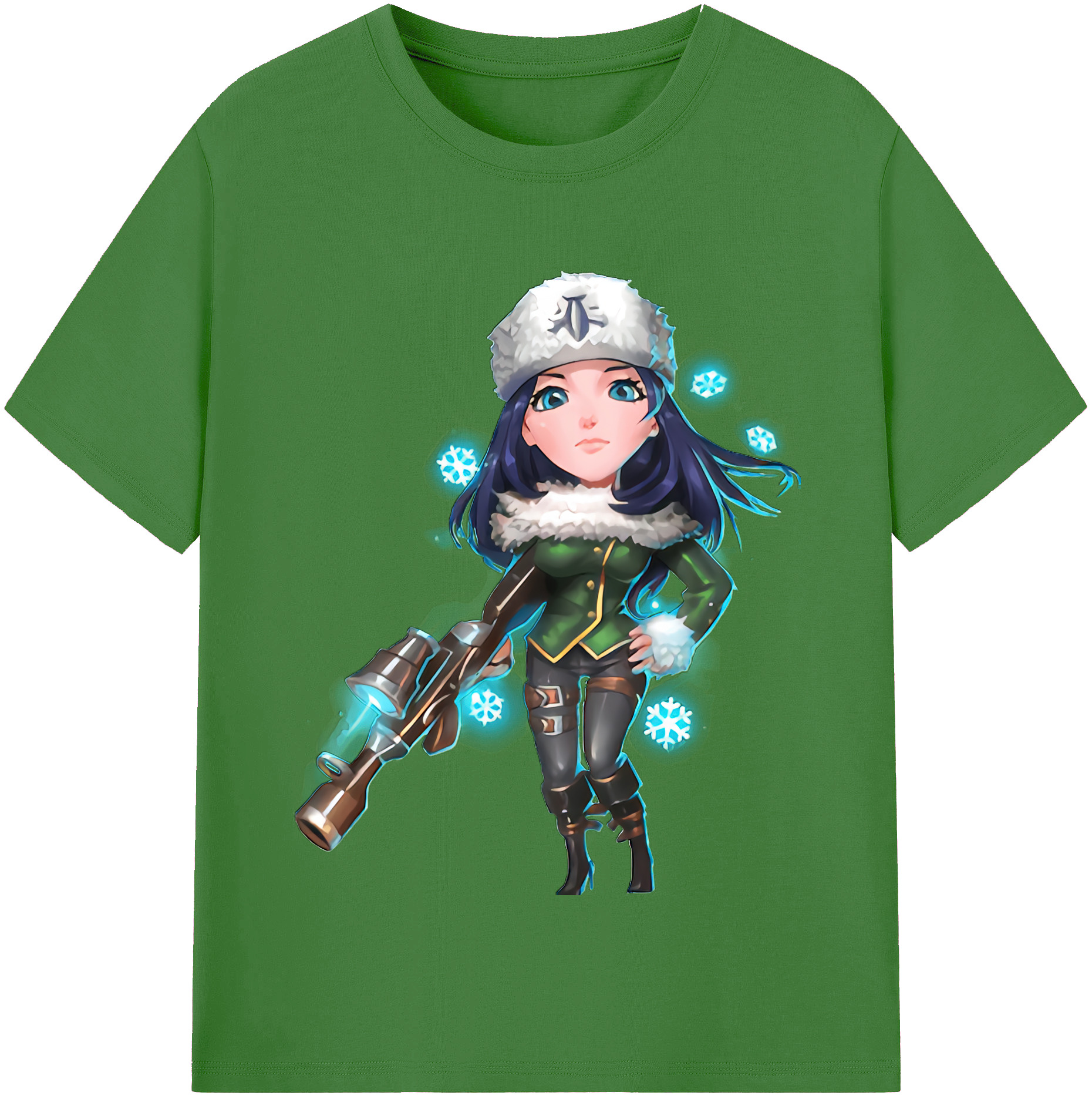 （画像用） リーグ・オブ・レジェンド League of Legends LOL レディースカジュアルプリントTシャツ（綿100％）